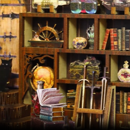 Piratenboot Book Nook