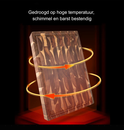Acacia Snijplank XL – Met Sapgeul, Buigt Nooit Krom