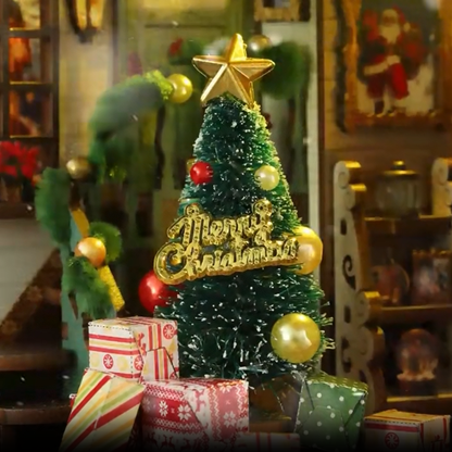 Huis van de Kerstman met Trein Book Nook